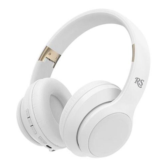 Mizco Rolling Stone Paradise Pro Headphone Wireless Over-Ear Dynamic Bass White - Picture 2 of 2